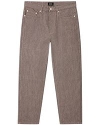 A.P.C. - Jean Martin Straight-Leg Five-Pocket Jeans - Lyst