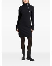 MARCELLA - Alani Turtle-Neck Zip-Detail Mini Dress - Lyst