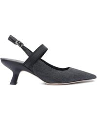 Vic Matié - Twill Slingback Pumps - Lyst