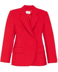 Sportmax - Buttoned Double-Breasted Blazer - Lyst