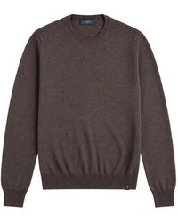 Fay - Crew-Neck Long-Sleeve Sweater - Lyst
