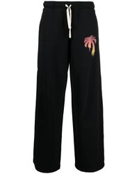 Palm Angels - I Love Pa Wide-Leg Track Pants - Lyst