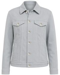 Eleventy - Button-Up Denim Jacket - Lyst