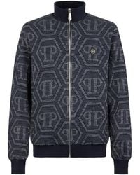 Philipp Plein - Jacquard Monogram Jacket - Lyst