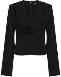 ROTATE BIRGER CHRISTENSEN - Blouse À Design Drapé - Lyst