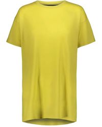 Frenckenberger - Round-Neck Ribbed Cashmere T-Shirt - Lyst