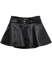 Loewe - Minijupe Évasée À Taille Ceinturée - Lyst
