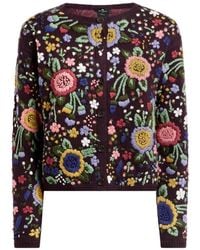 Etro - Wollen Vest Met Geborduurde Bloemen - Lyst