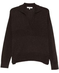 Antonelli - V-Neck Collared Sweater - Lyst