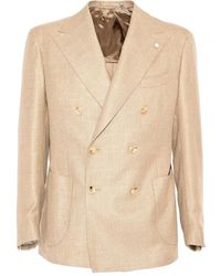 Luigi Bianchi - Blazer con doble botonadura - Lyst