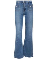 7 For All Mankind - Jean Évasé À Poches Avant - Lyst