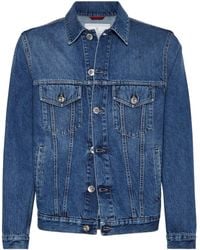 Brunello Cucinelli - Denim Jacket - Lyst