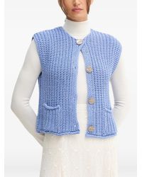 Pedro Del Hierro Madrid - Button-Up Vest - Lyst