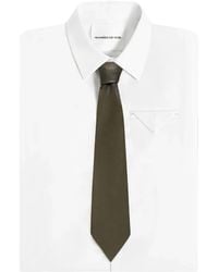 Manière De Voir - Ash Sage Faux-Leather Tie - Lyst