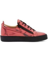 Giuseppe Zanotti - Frankie Hexagon-Print Sneakers - Lyst