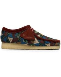 Clarks - Wallabee Geometric-Patterned Desert Boots - Lyst
