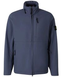Stone Island - Jacke Mit Logo-Patch - Lyst