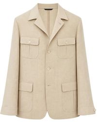 Tombolini - Button-Up Safari Jacket - Lyst