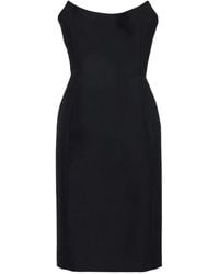 Balenciaga - Midi Bustier Dress - Lyst