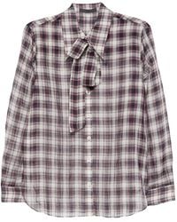 Tibi - Camisa A Cuadros - Lyst