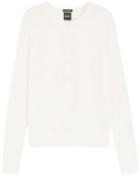 BOSS - Button-Up Cardigan - Lyst