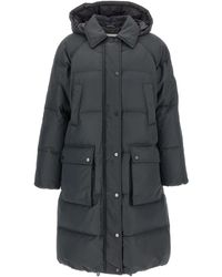 Brunello Cucinelli - 'shiny Zipper Pull' Down Jacket - Lyst