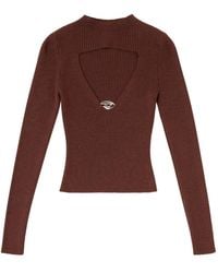 DIESEL - M-Olina Ribbed Top - Lyst