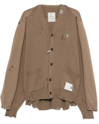 Maison Mihara Yasuhiro - Shawl Layered Cardigan - Lyst