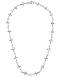 Emanuele Bicocchi - Avelli Cross Halskette Aus Sterlingsilber - Lyst
