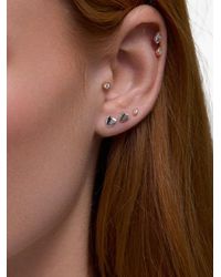 Dinny Hall - Bijou Folded Heart Stud Earrings - Lyst