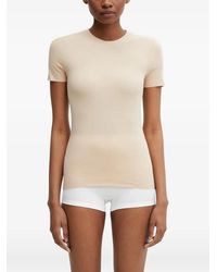 MM6 by Maison Margiela - Logo-Print T-Shirt - Lyst