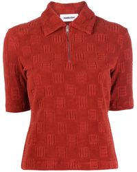 Ambush - Monogram Zip-Up Polo Top - Lyst
