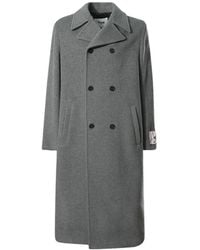 MSGM - Double-Breasted Coat - Lyst