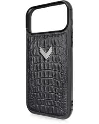 Velante - Alligator-Effect Leather Iphone 18 Pro Phone Case - Lyst