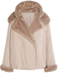 Antonelli - ファートリム フーデッドジャケット - Lyst