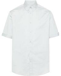 Off-White c/o Virgil Abloh - Overhemd Met Geborduurd Monogram - Lyst