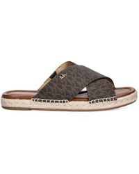 MICHAEL Michael Kors - Logo-Print Espadrilles - Lyst