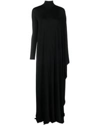 Balenciaga - Kleid mit Stehkragen - Lyst