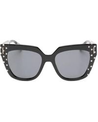 Moschino - Polka Dot Cat-Eye Sunglasses - Lyst