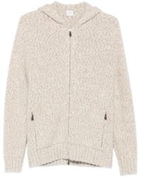 Eleventy - Zip-Up Chunky-Knit Hoodie - Lyst