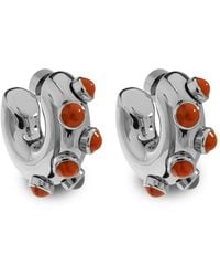 Marni - Bead-Embellished Hoop Earrings - Lyst