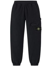 Stone Island - Logo-Patch Cargo Track Pants - Lyst