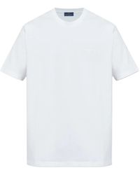 Paul & Shark - Katoenen T-Shirt Met Geborduurd Logo - Lyst