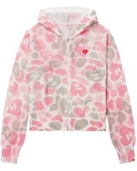 AAPE BY A BATHING AP - Camouflage-Print Zip-Up Hoodie - Lyst