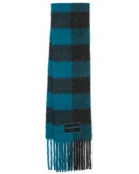 ANDERSSON BELL - Check-pattern Fringed Scarf - Lyst