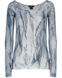 Avant Toi - Tie-Dye Scoop-Neck Top - Lyst