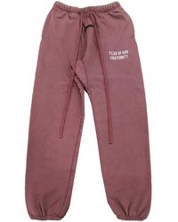 Fear Of God - Logo-Print Track Pants - Lyst