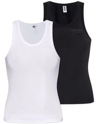 Moschino - Top Mit Logo-Detail (2Er-Set) - Lyst