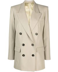 Isabel Marant - Nevimea Blazer Met Dubbele Rij Knopen - Lyst