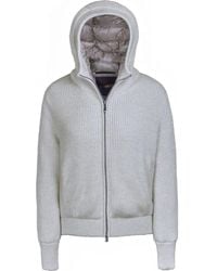 Moorer - Rib-Knit Padded Jacket - Lyst